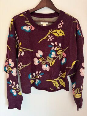 Maeve by Anthropologie Floral Sweater